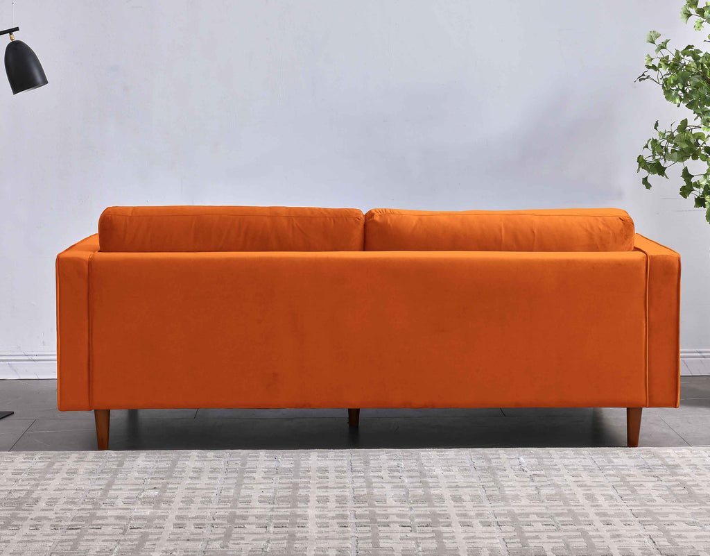 Rubeza Scott 3 Seater Sofa - Burnt Orange