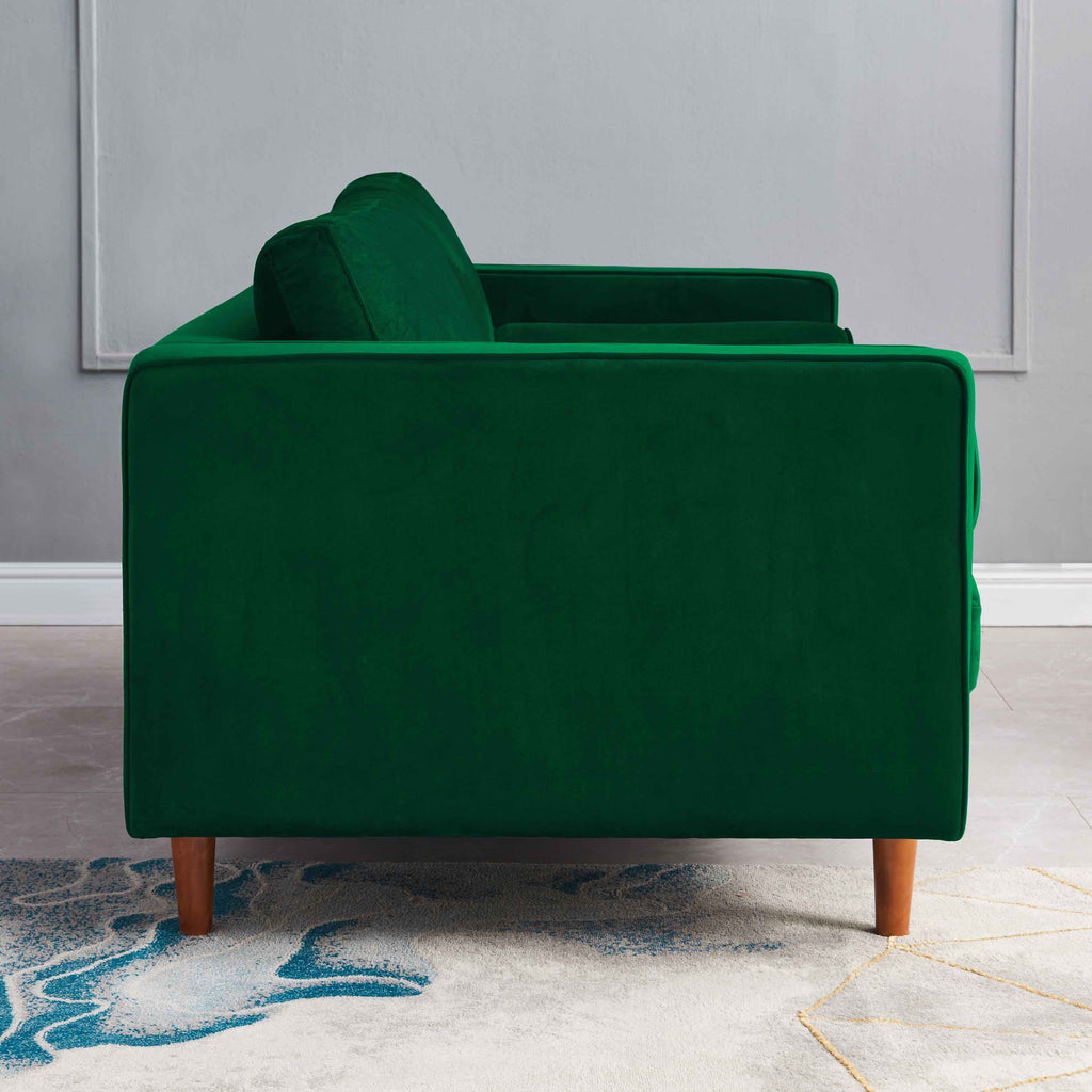 Rubeza Scott 2 Seater Sofa - Super Emerald Green
