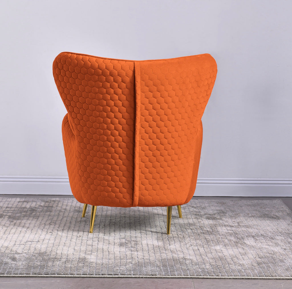 Rubeza Leo Lottie Collection Armchair - Burnt Orange