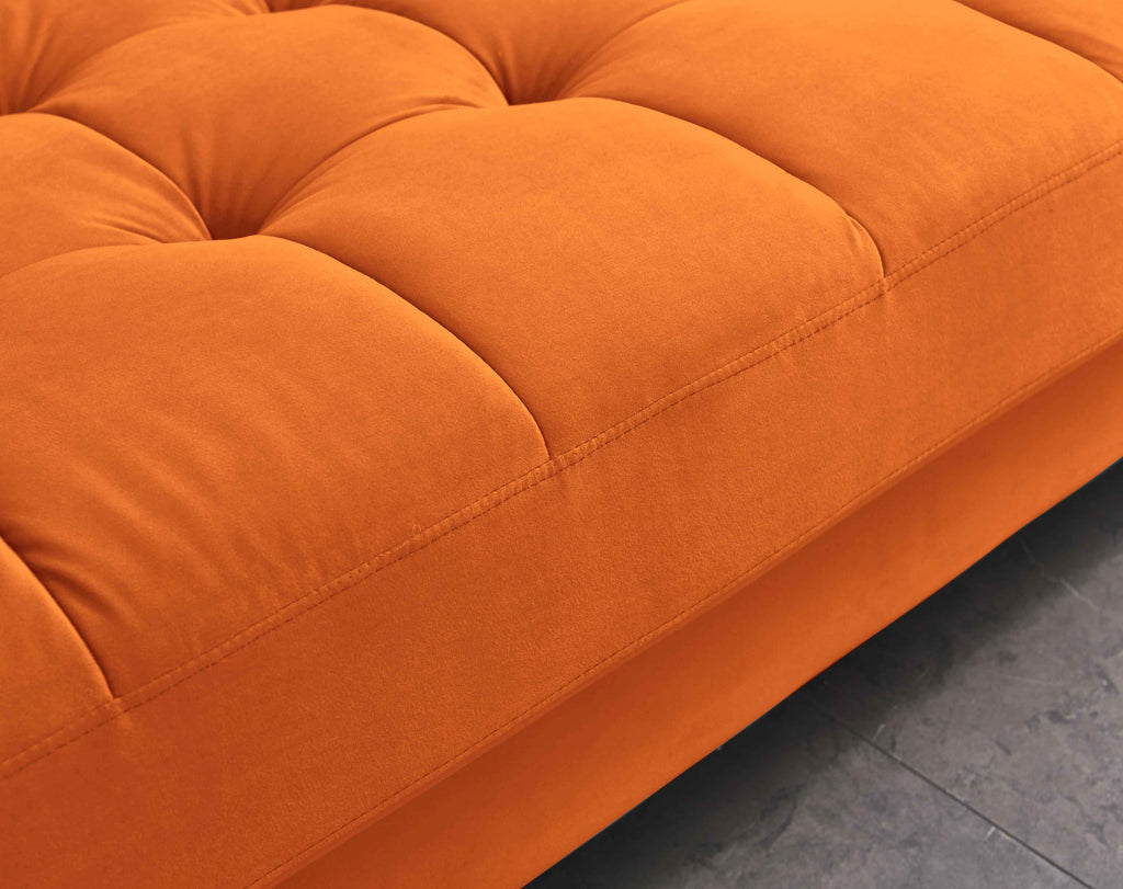 Rubeza Scott 3 Seater Sofa - Burnt Orange