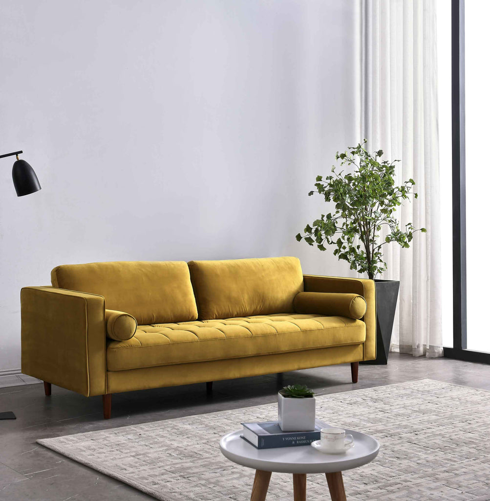 Rubeza Scott 3 Seater Sofa - Posh Gold