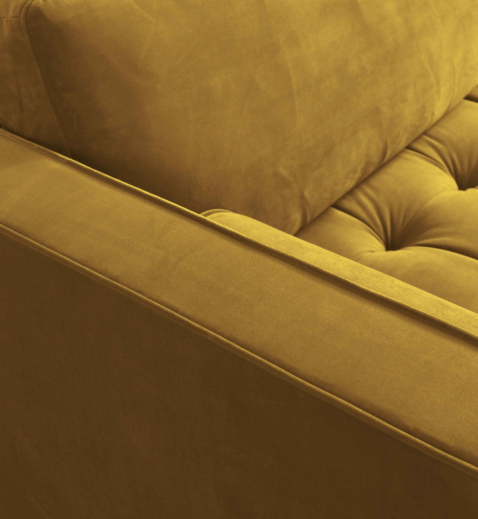 Rubeza Scott 3 Seater Sofa - Posh Gold