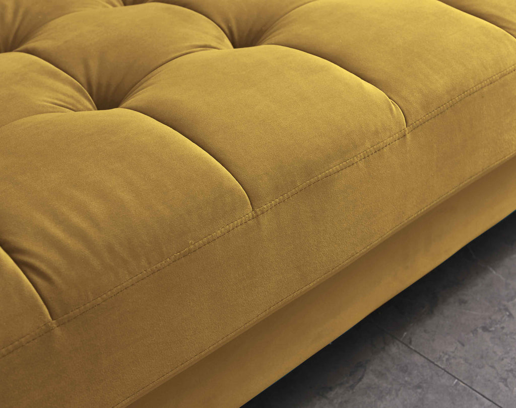 Rubeza Scott 3 Seater Sofa - Posh Gold