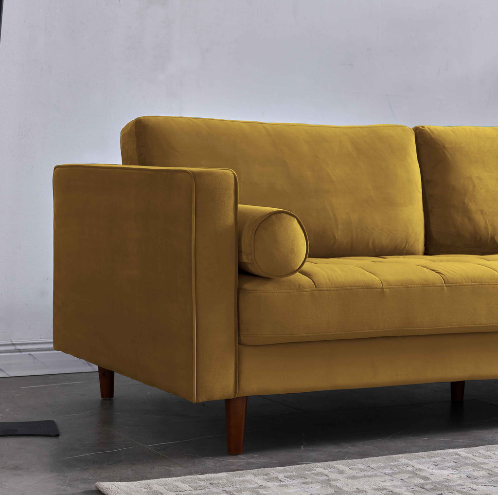 Rubeza Scott 3 Seater Sofa - Posh Gold