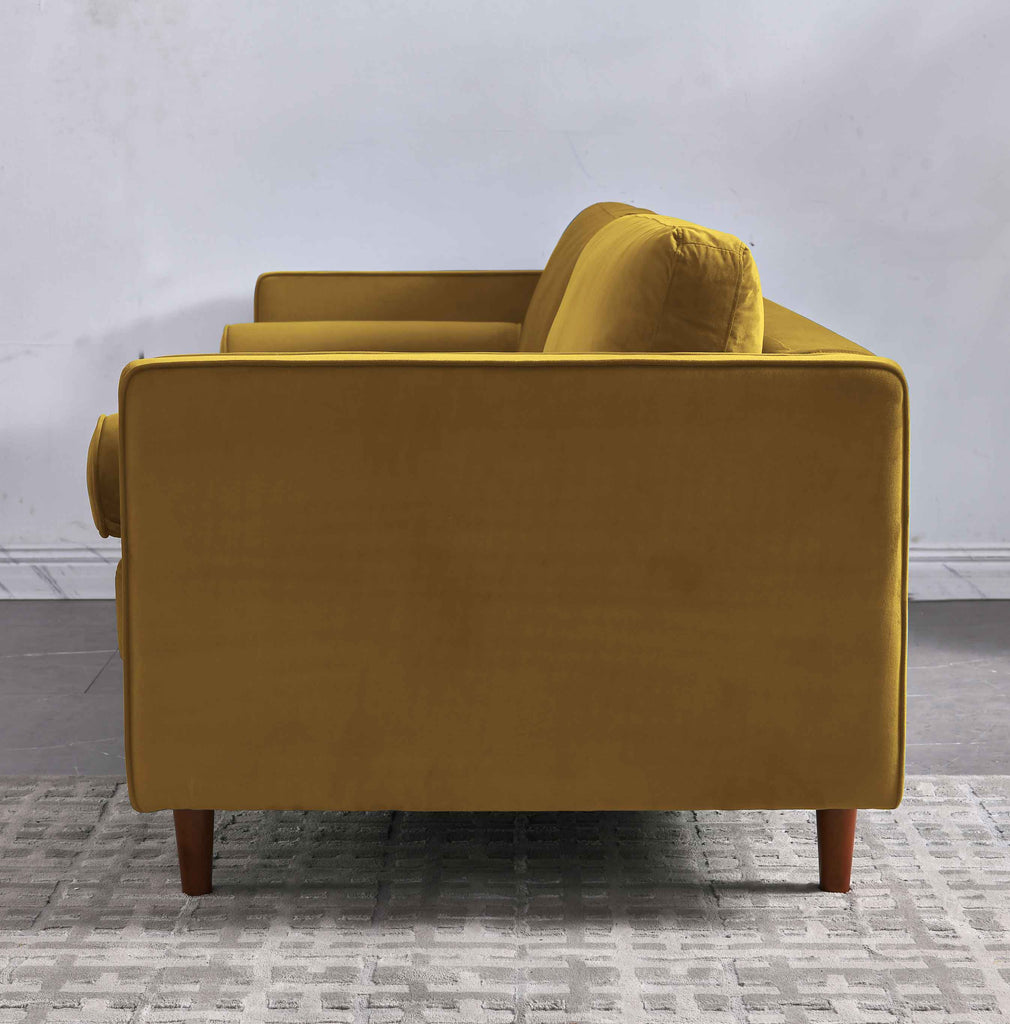 Rubeza Scott 3 Seater Sofa - Posh Gold