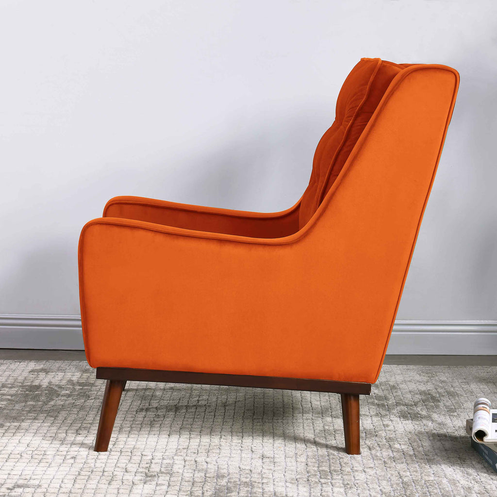 Rubeza Scott Collection Armchair - Burnt Orange