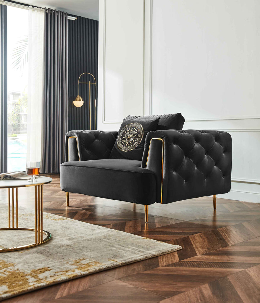 Rubeza Sofia Armchair - Black