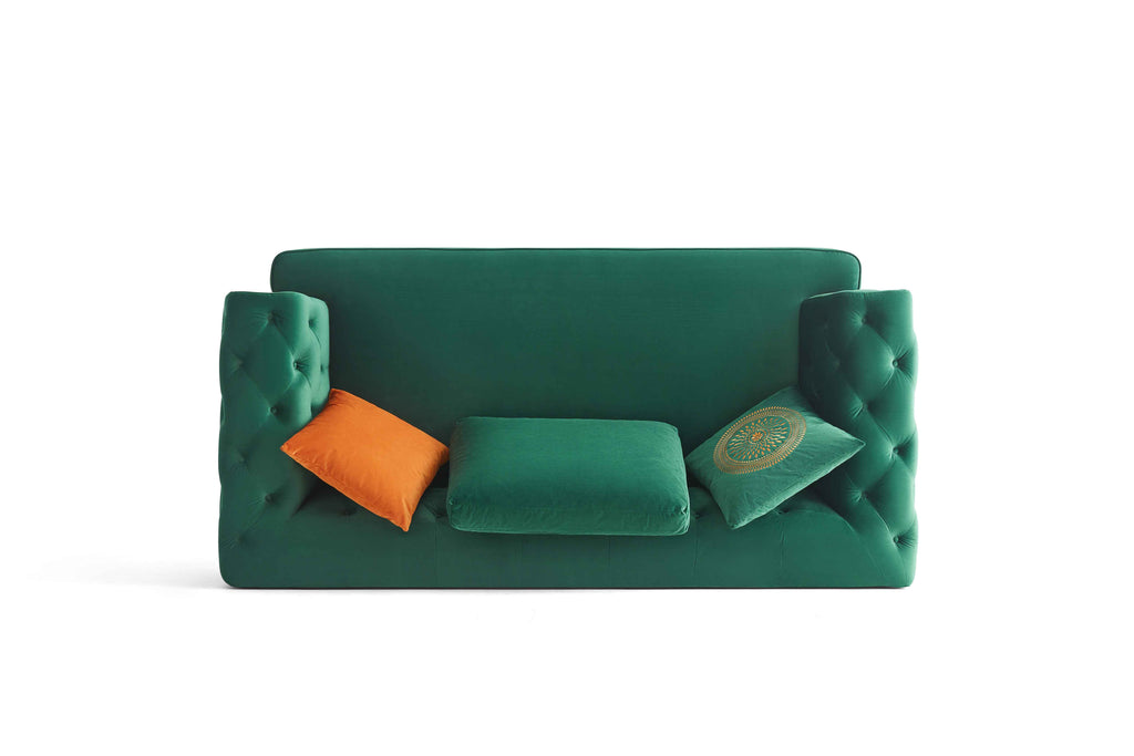 Rubeza Sofia 3 Seater Sofa - Emerald Green