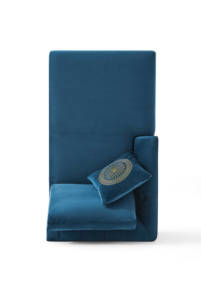 Rubeza Cricket Chaise/2+Seater - Dark Blue