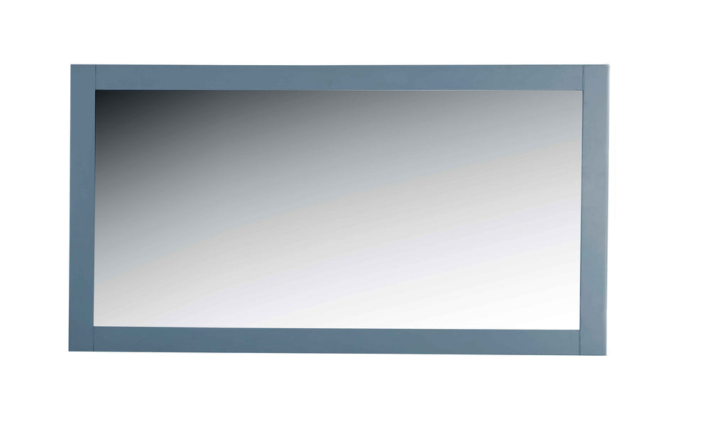Rubeza 1420x800mm Luxury Framed Mirror - Dark Grey