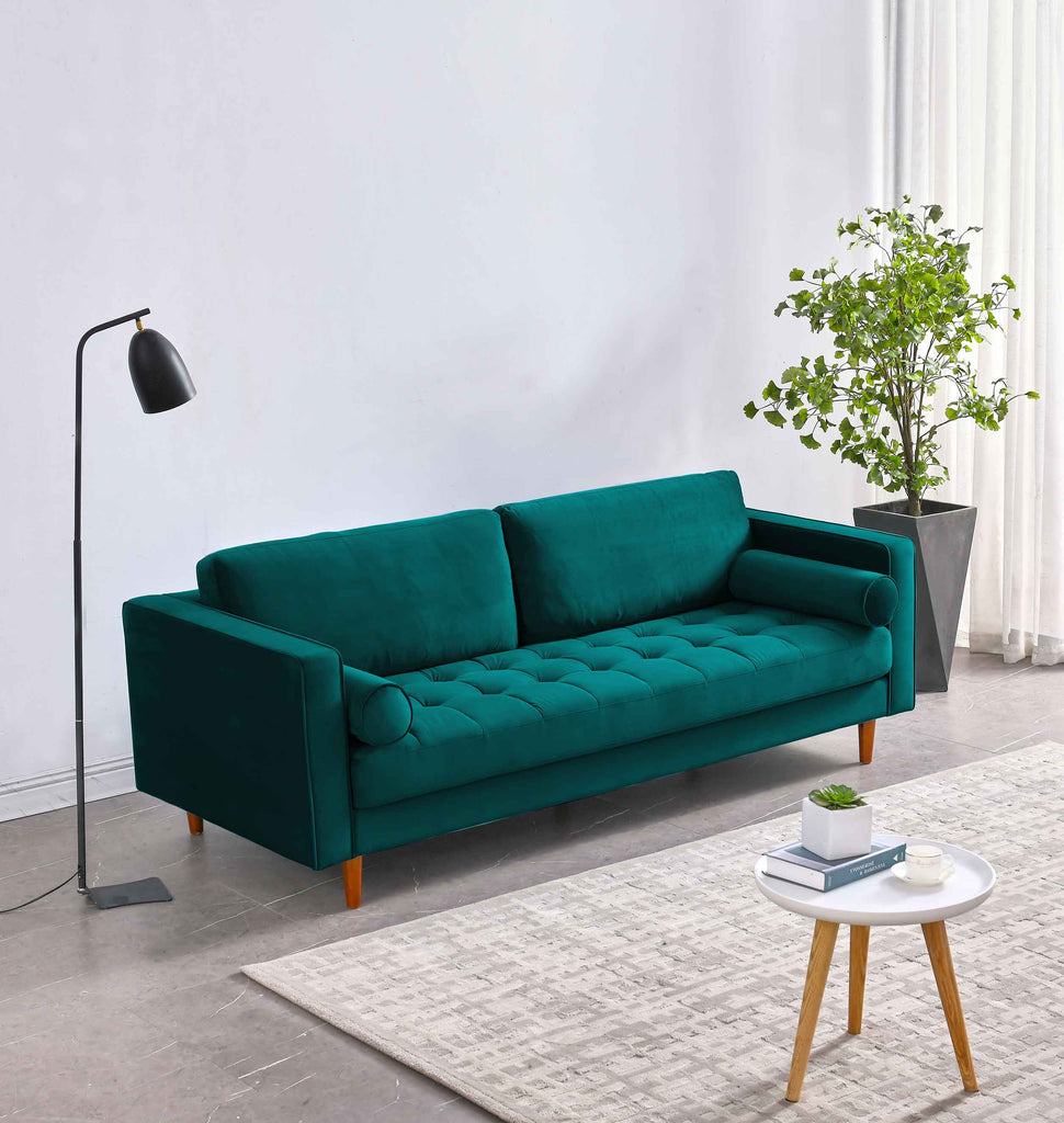 Rubeza Scott 3 Seater Sofa - Ocean Green