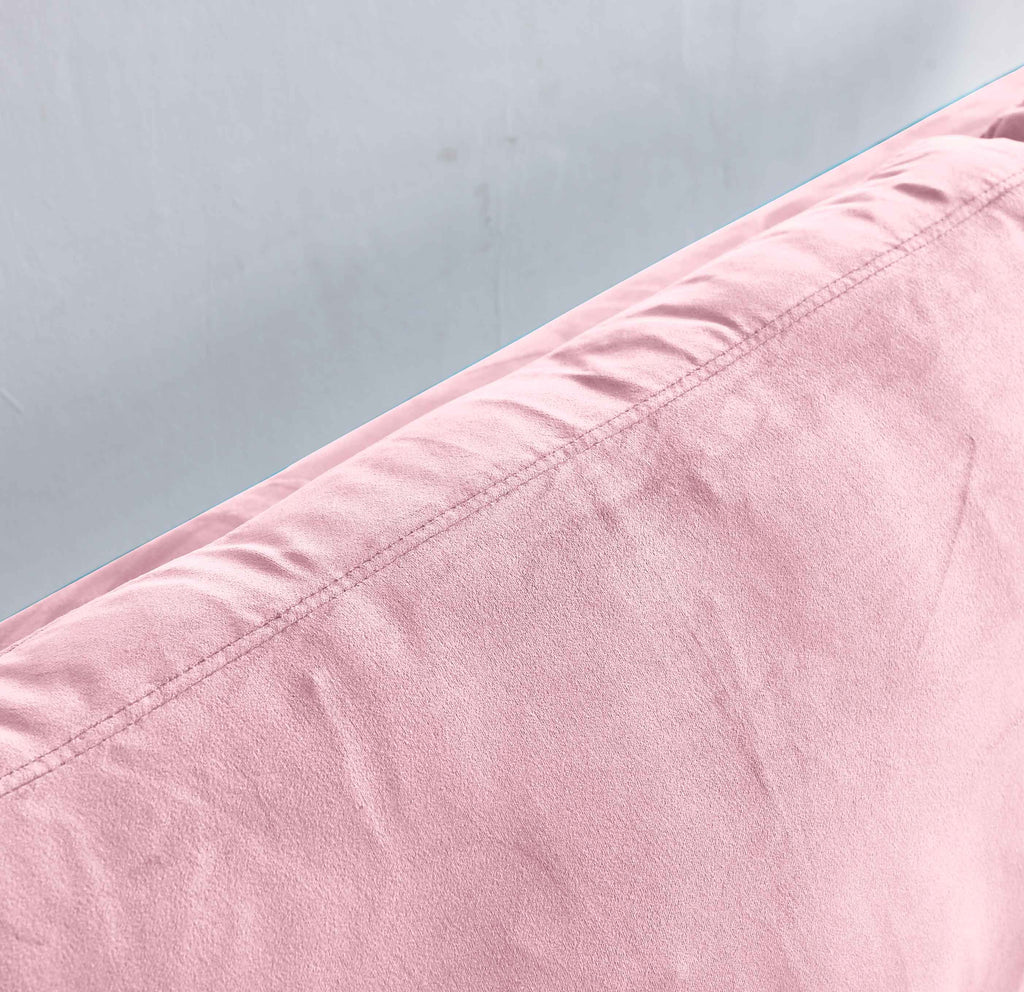 Rubeza Scott 4 Seater Left Hand Facing Chaise End Corner Sofa  - Taffy Pink