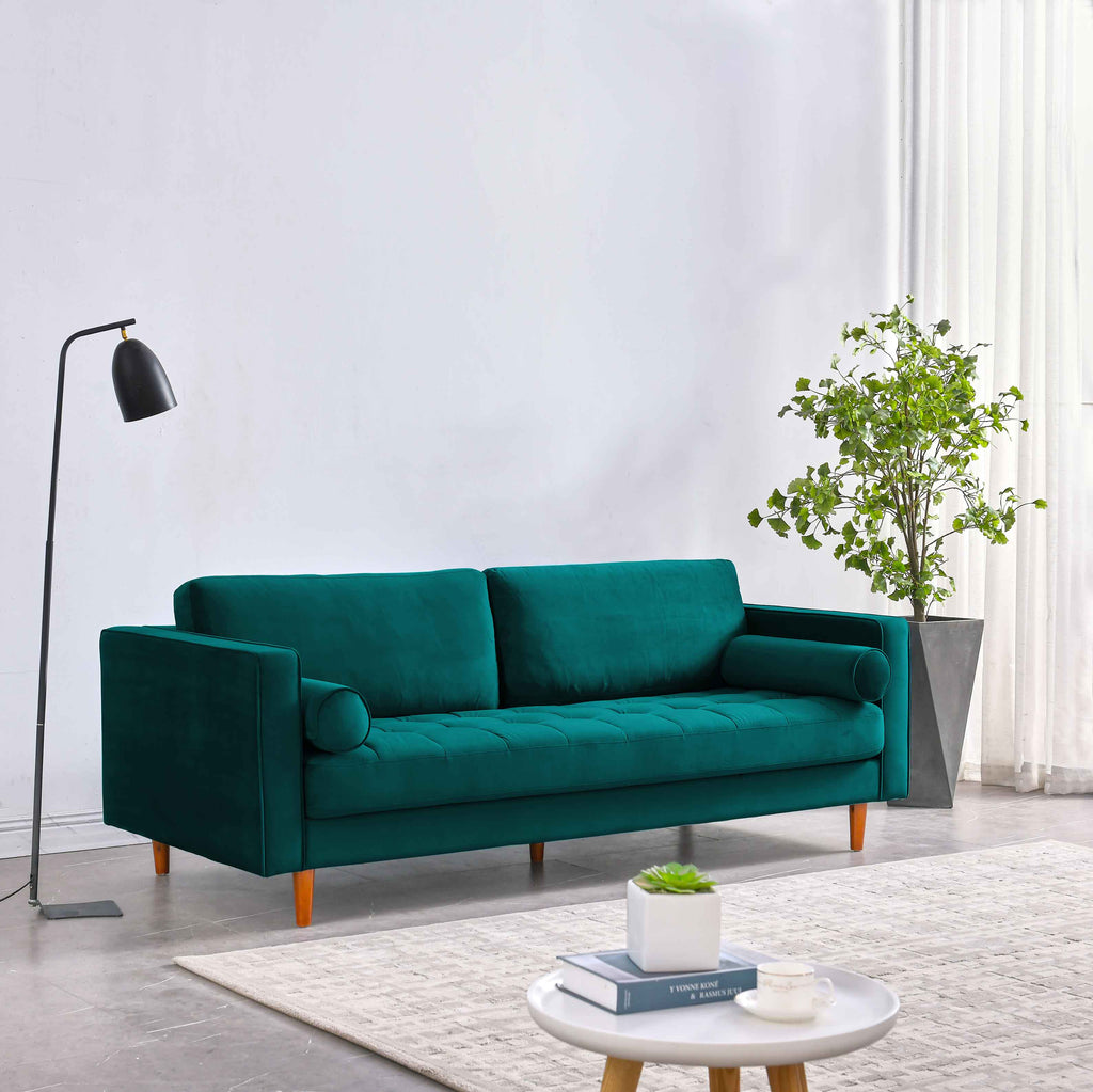 Rubeza Scott 3 Seater Sofa - Ocean Green