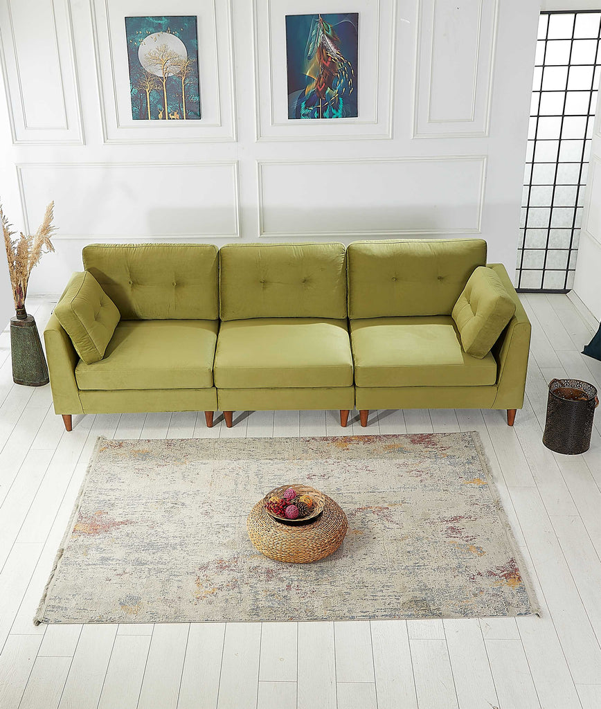 Leo 1+Seater/Armless 1 Seater/1+Seater - Grass Green 2 All Over