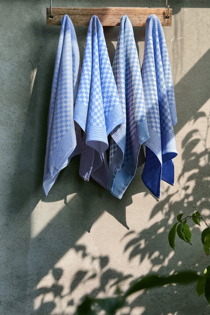Vintage Style Design Chequered Napkins - Set of 6