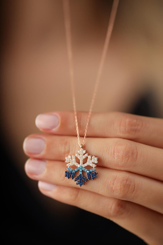 925 Sterling Silver Necklace - SnowFlake