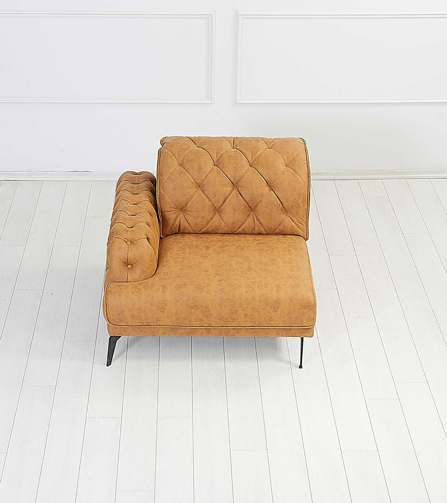 Rubeza Piera 1+Seater/Corner/Armless 1 Seater/Armless 1 Seater/ Corner/2+Seater - Tan