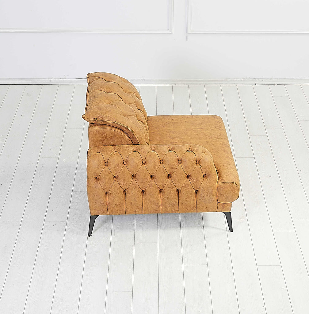 Rubeza Piera 1+Seater/Corner/Armless 1 Seater/Armless 1 Seater/ Corner/2+Seater - Tan