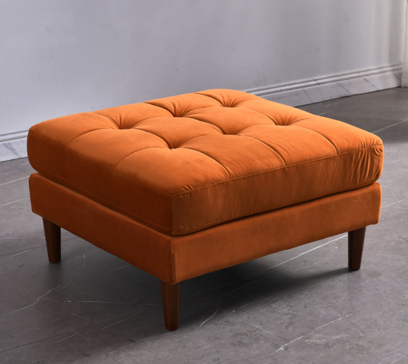 Rubeza Scott Ottoman Bench - Burnt Orange – RUBEZA