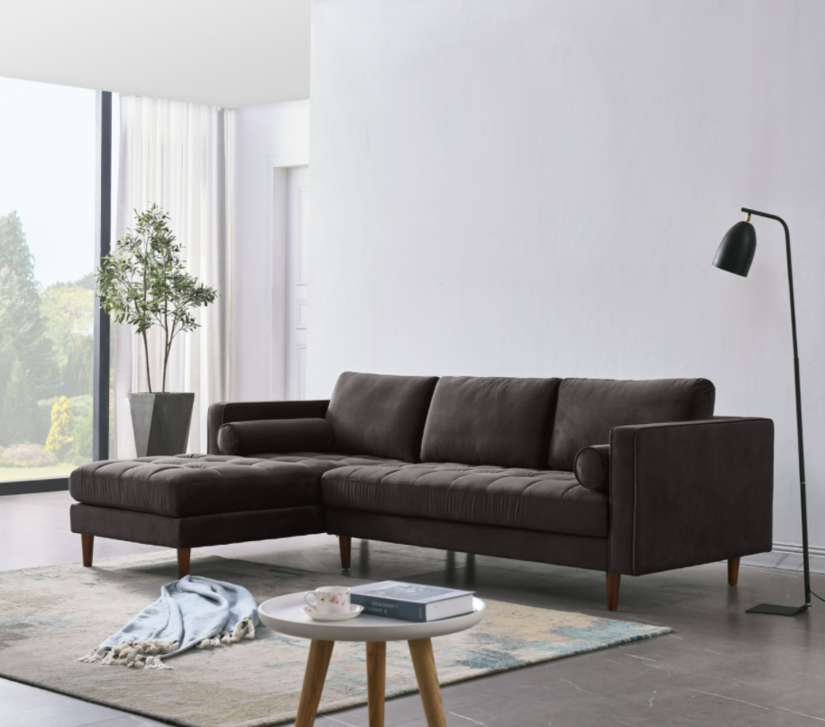 Rubeza Scott 4 Seater Left Hand Facing Chaise End Corner Sofa