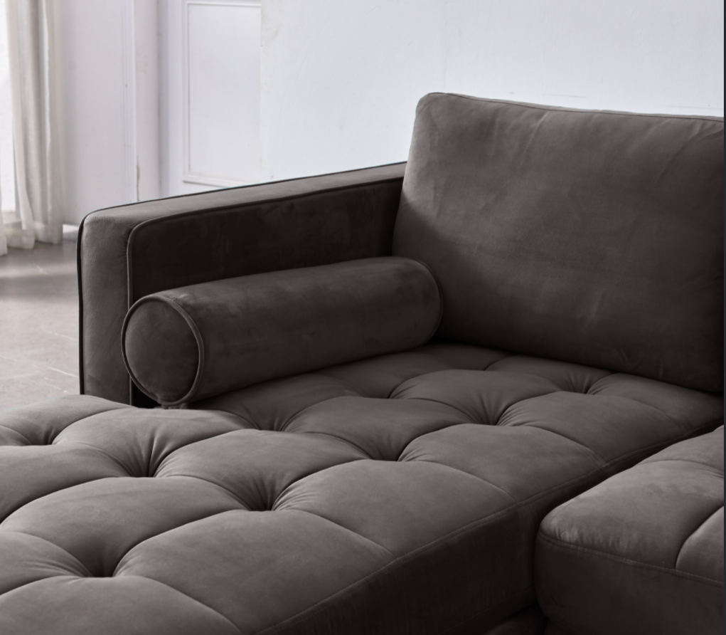 Rubeza Scott 4 Seater Left Hand Facing Chaise End Corner Sofa