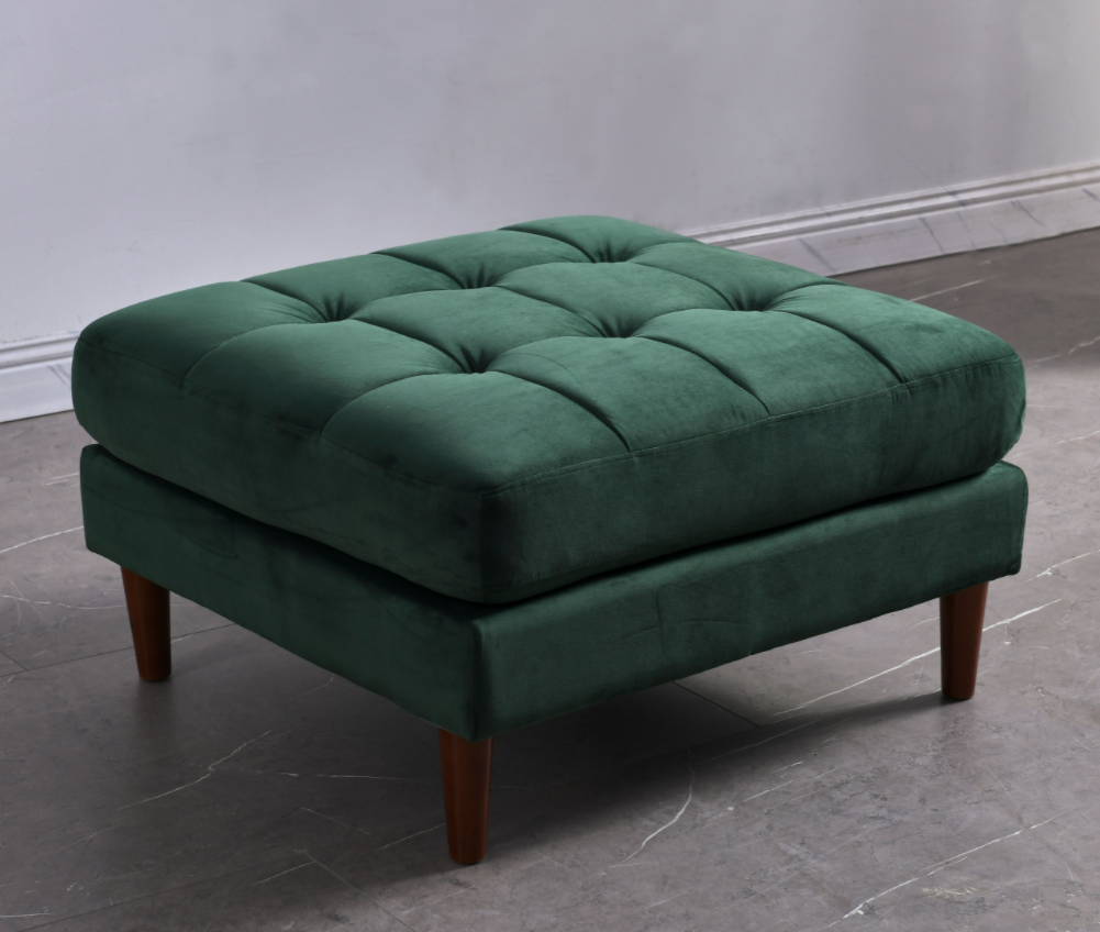 Rubeza Scott Ottoman Bench Super Emerald Green RUBEZA
