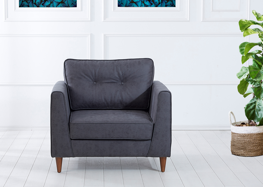 Vegan clearance leather armchair