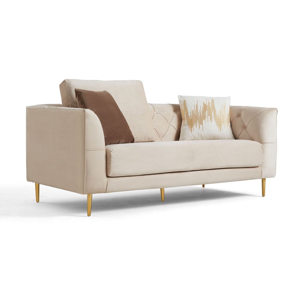 Rubeza Cricket 2 Seater Sofa - Warm Sand