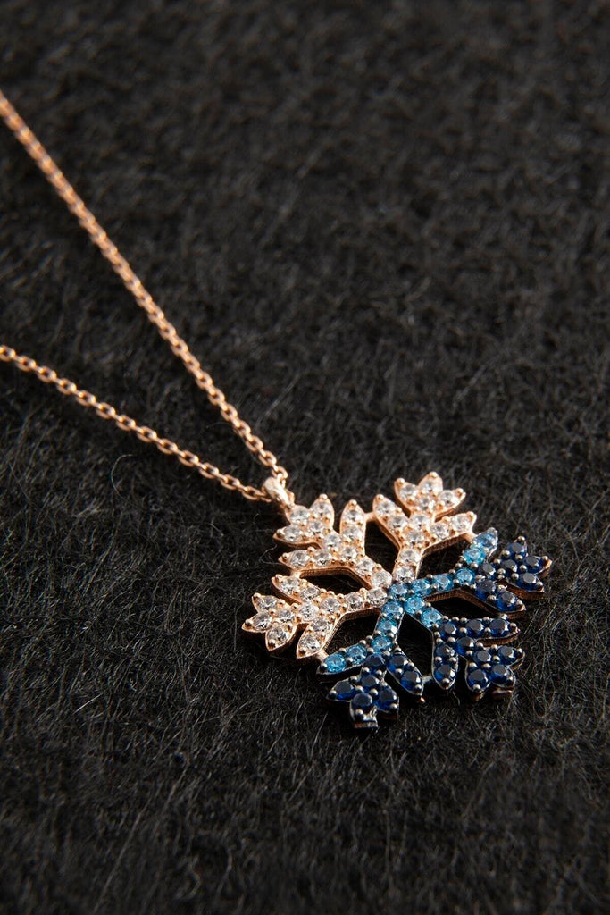 925 Sterling Silver Necklace - SnowFlake