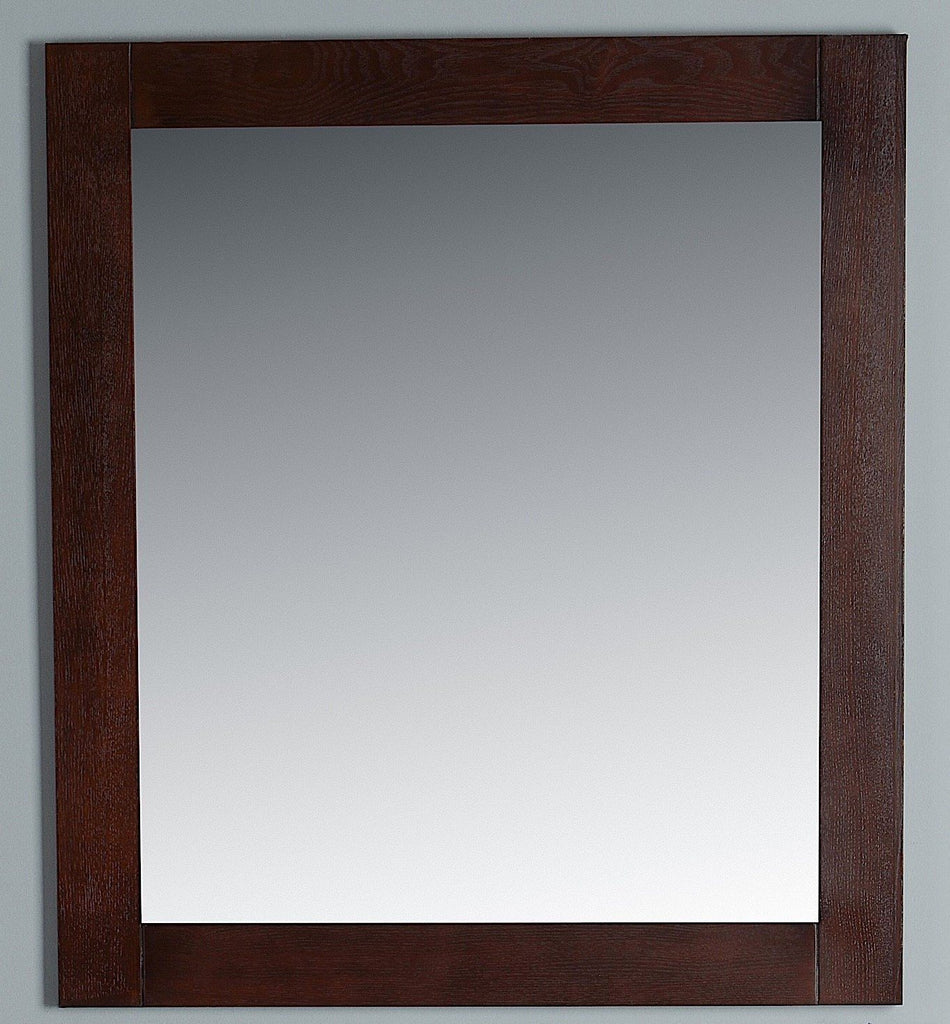 Rubeza Sazio Dark Espresso 863x800mm Luxury Framed Mirror