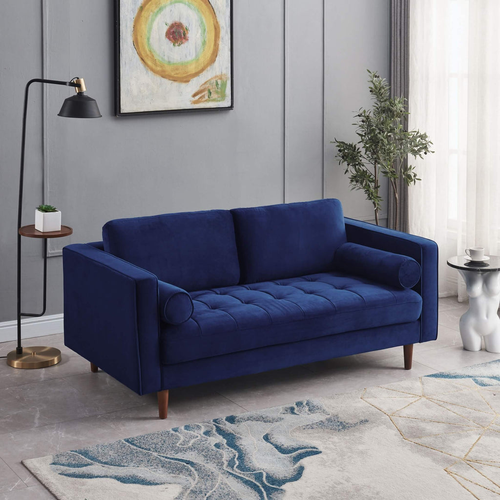 Rubeza Scott 2 Seater Sofa - Indigo Blue