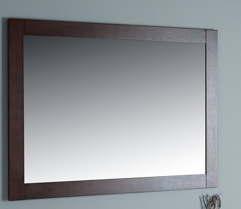 Rubeza Sazio Dark Espresso 1117x800mm Luxury Framed Mirror