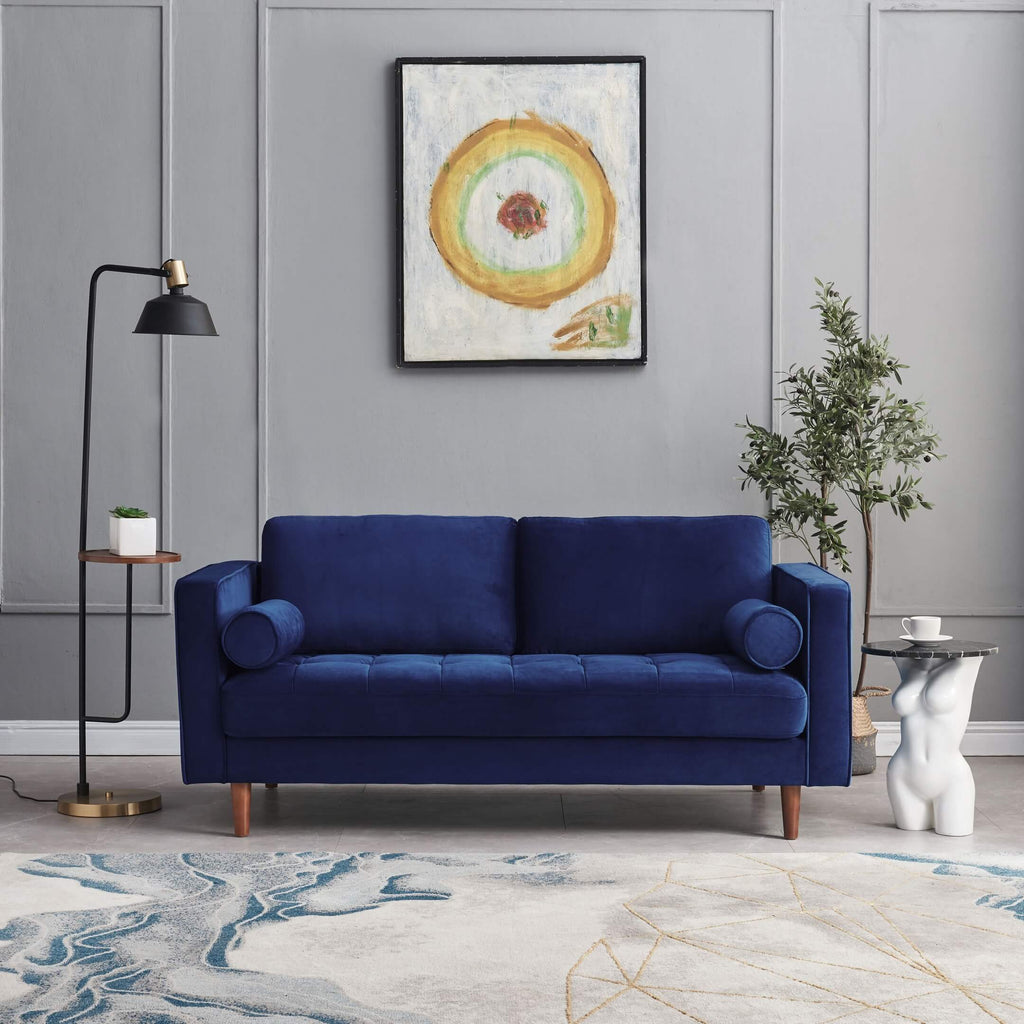 Rubeza Scott 2 Seater Sofa - Indigo Blue