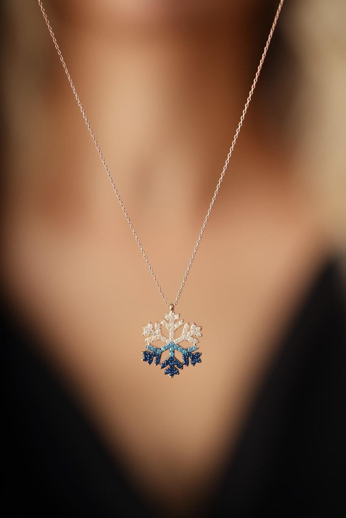 925 Sterling Silver Necklace - SnowFlake