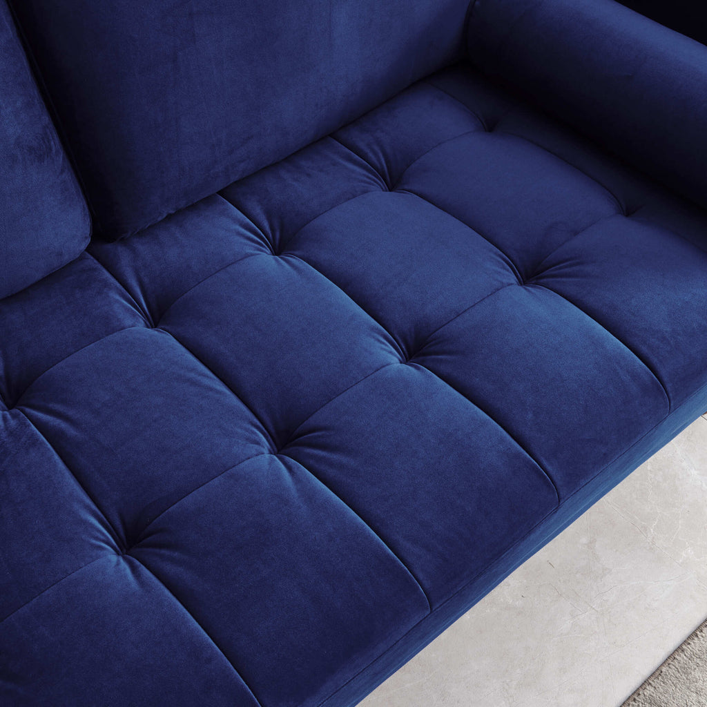 Rubeza Scott 2 Seater Sofa - Indigo Blue