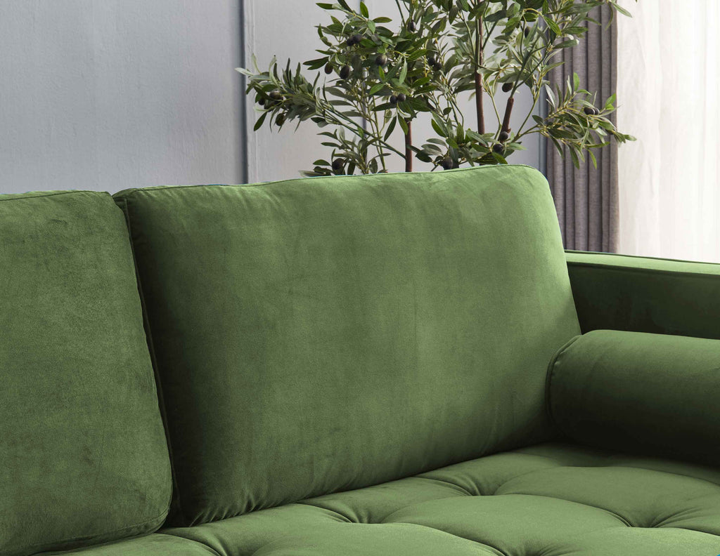 Rubeza Scott 2 Seater Sofa - Grass Green 2