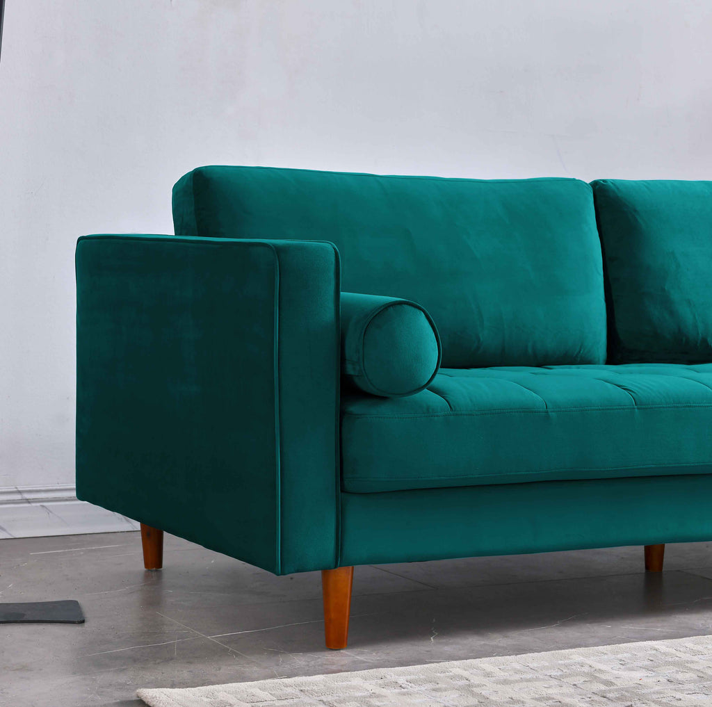 Rubeza Scott 3 Seater Sofa - Ocean Green