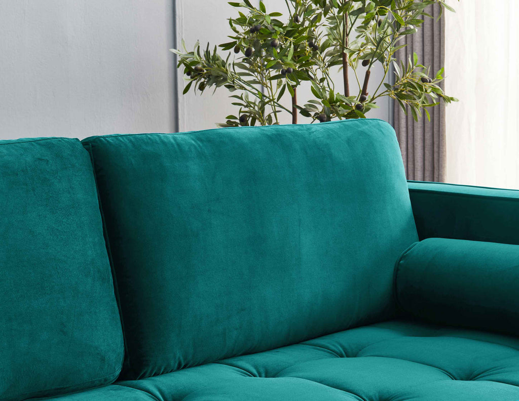 Rubeza Scott 2 Seater Sofa - Ocean Green