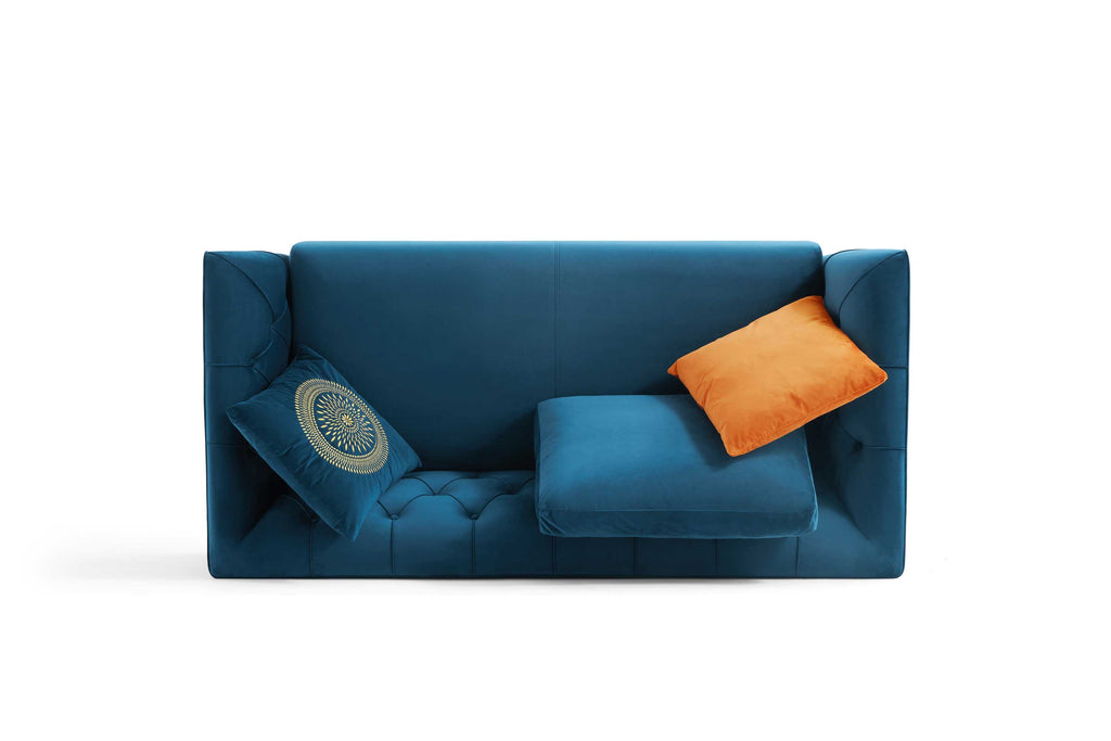 Rubeza Cricket 2 Seater Sofa - Dark Blue