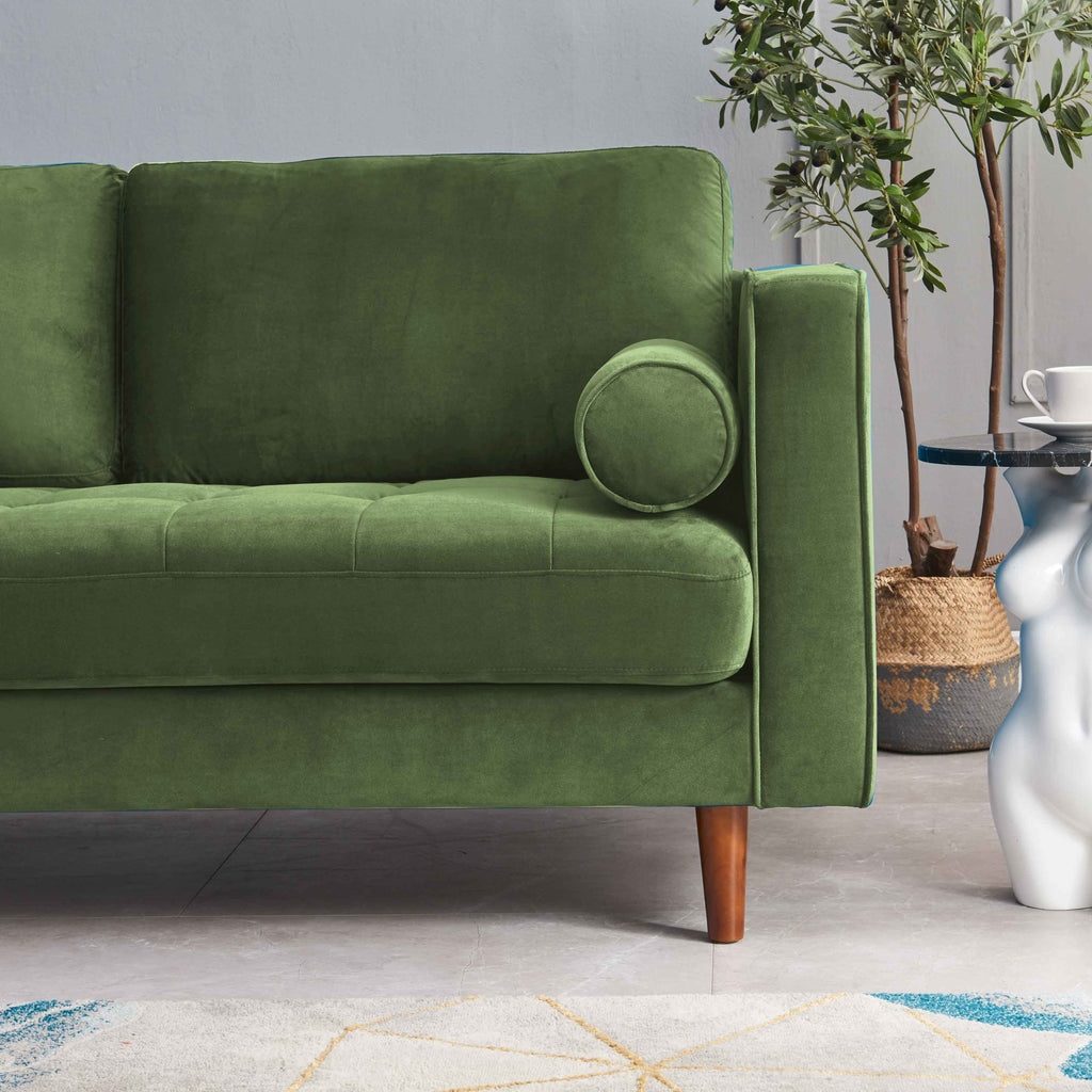 Rubeza Scott 2 Seater Sofa - Grass Green 2