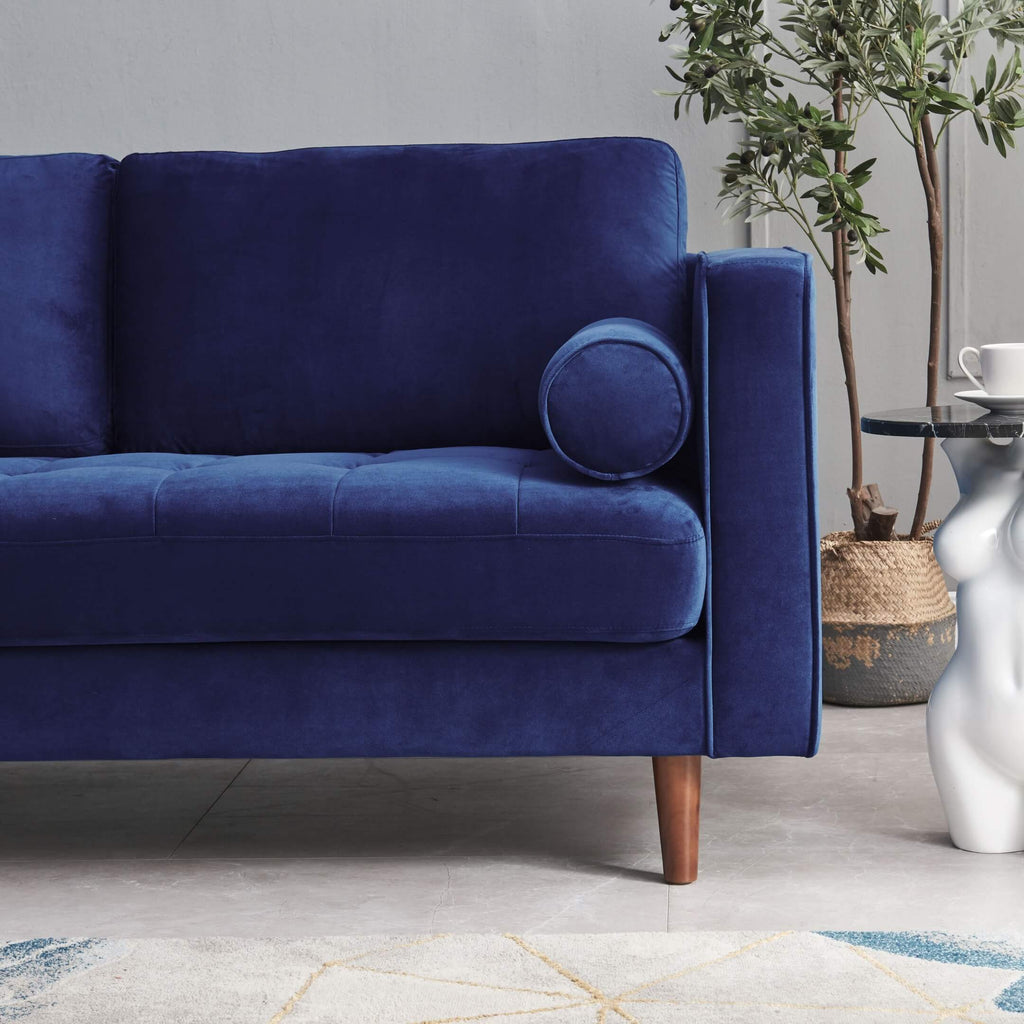 Rubeza Scott 2 Seater Sofa - Indigo Blue