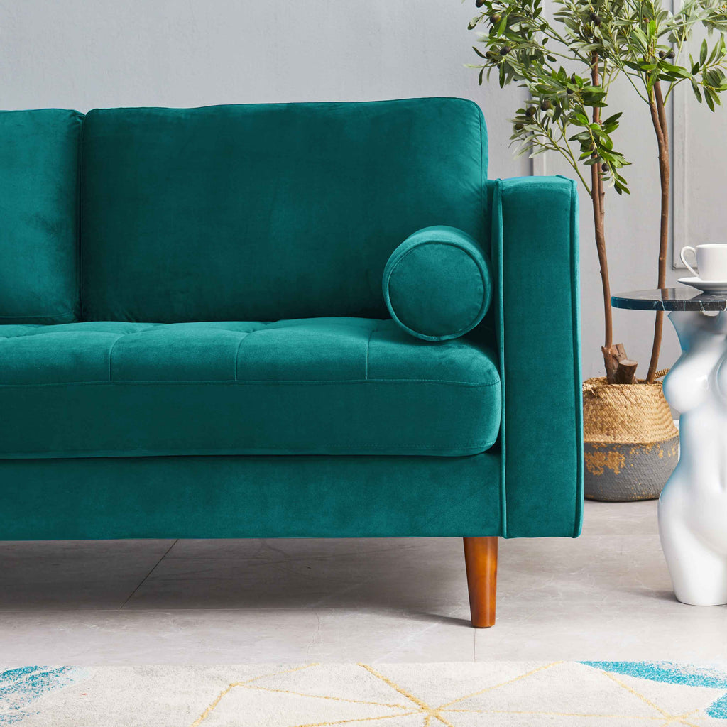 Rubeza Scott 2 Seater Sofa - Ocean Green