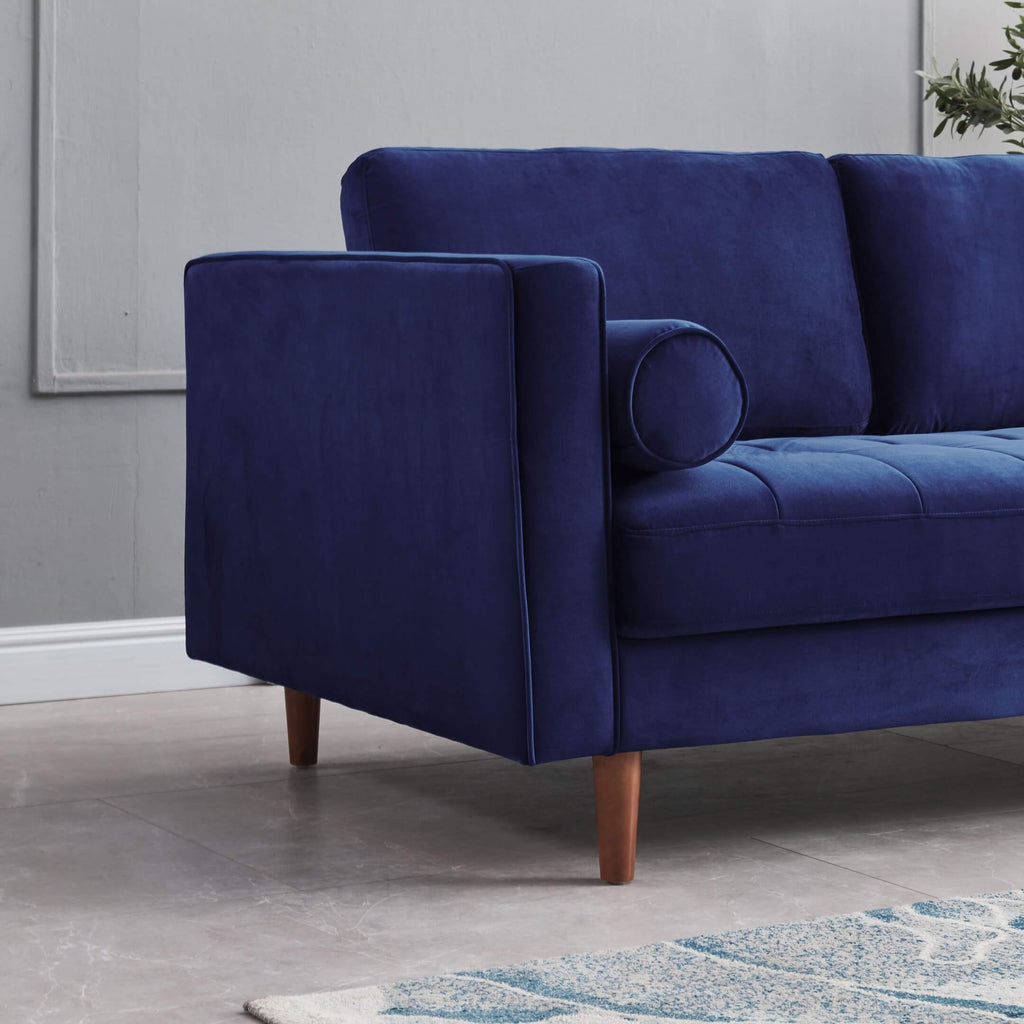 Rubeza Scott 2 Seater Sofa - Indigo Blue