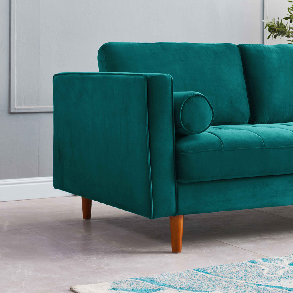 Rubeza Scott 2 Seater Sofa - Ocean Green