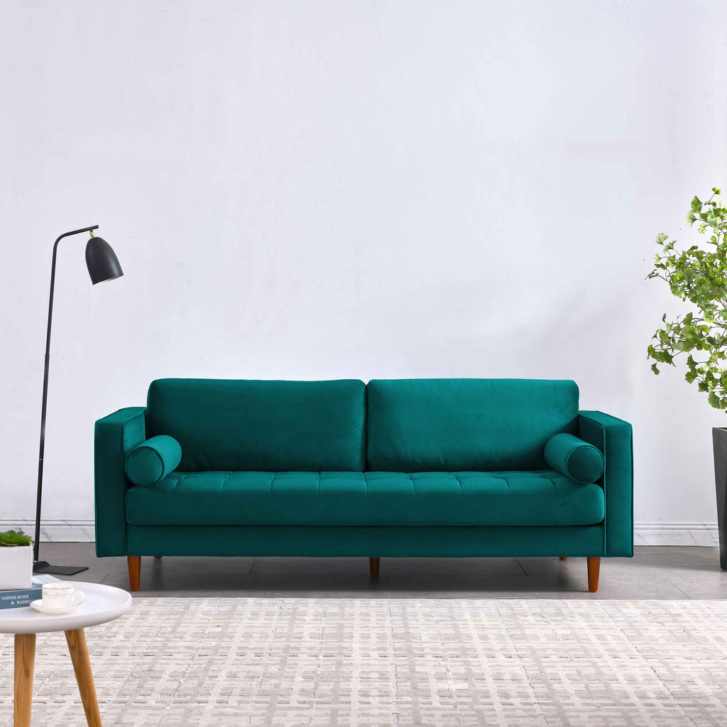 Rubeza Scott 3 Seater Sofa - Ocean Green