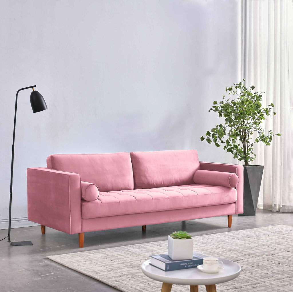Rubeza Scott 3 Seater Sofa - Taffy Pink