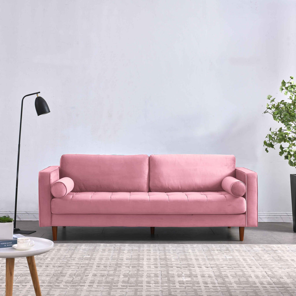 Rubeza Scott 3 Seater Sofa - Taffy Pink