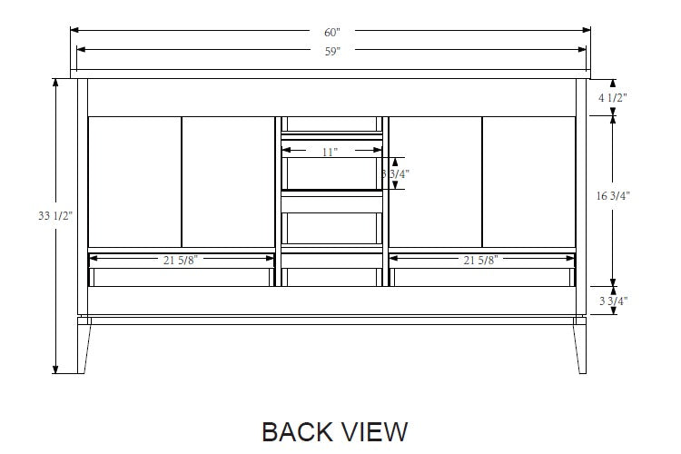 Rubeza 1500mm Anatolia Vanity Unit with Calacatta Quartz Top - White & Gold