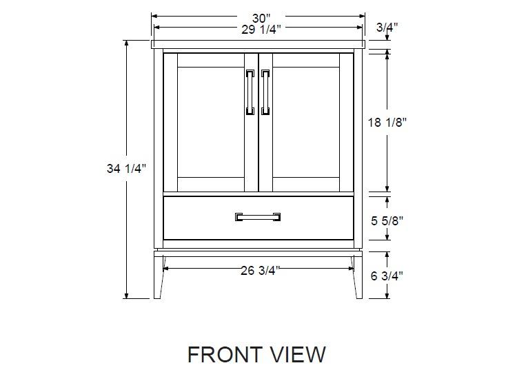 Rubeza 750mm Anatolia Vanity Unit with Calacatta Quartz Top - White & Gold