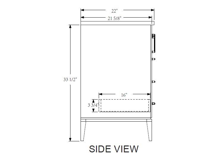 Rubeza 750mm Anatolia Vanity Unit with Calacatta Quartz Top - Black & Gold